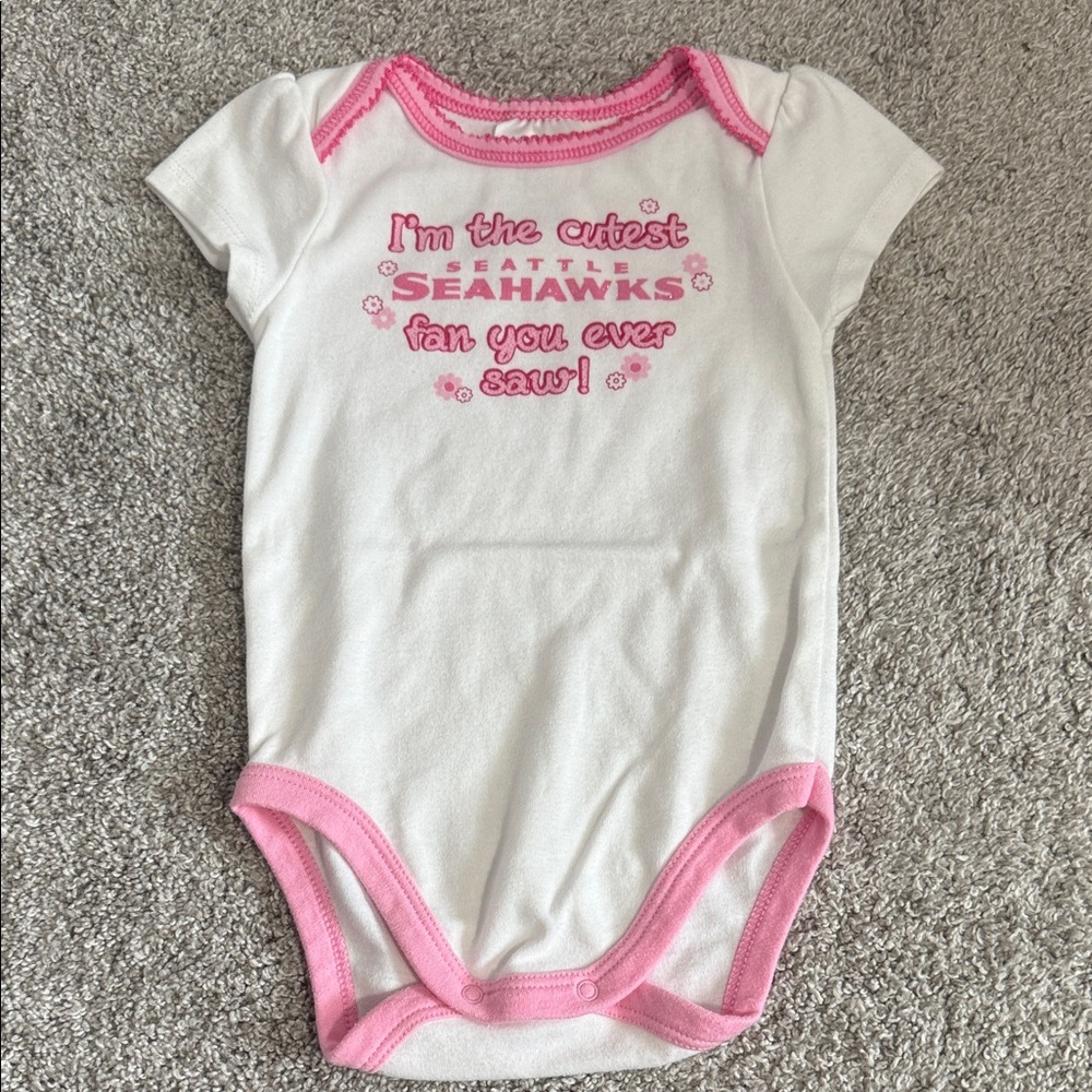 Seattle Seahawks Baby Onesies Set of 3 - 18 months - Picture 3 of 3